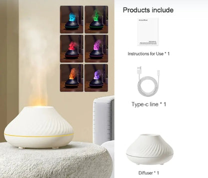 Color Flame Aroma Diffuser